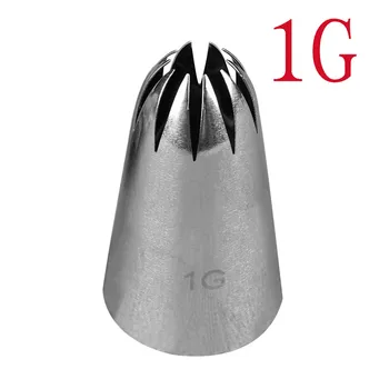 1pcs #1G Large Metal Cake Cream Decor Tips Stainless Steel Icing Piping Nozzles Pastry Cake Making Tools Dessert Decorators
1pcs #1G Large Metal Cake Cream Decor Tips Stainless Steel Icing Piping Nozzles Pastry Cake Making Tools Dessert Decorators