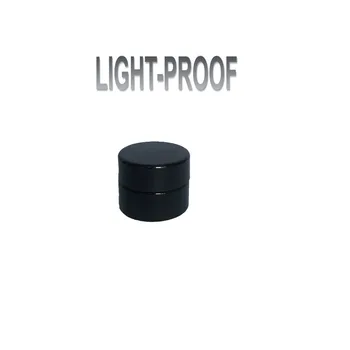 light proof 5g dark voilet/purple/black glass jar/packaging with straight bakelite lid from factory
light proof 5g dark voilet/purple/black glass jar/packaging with straight bakelite lid from factory