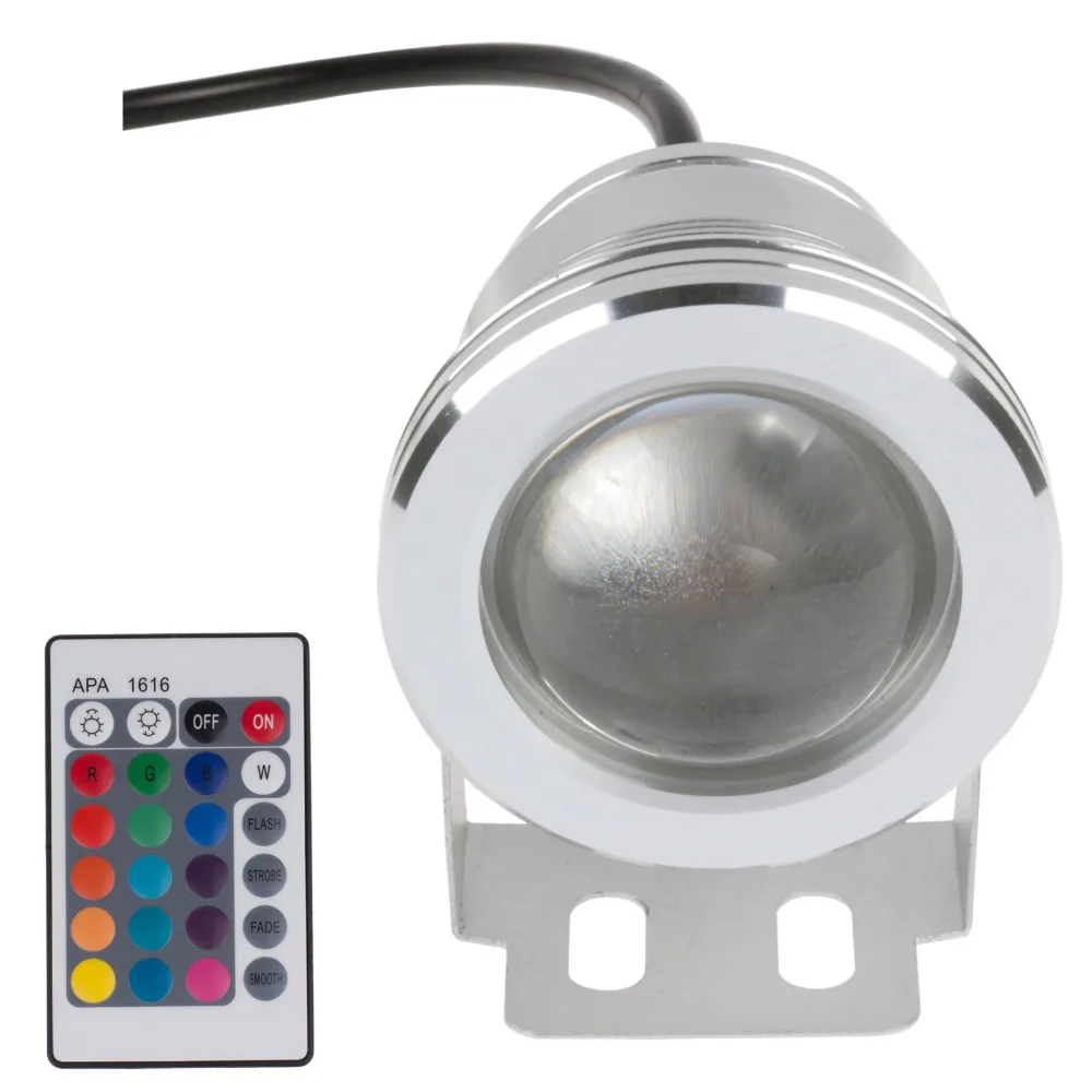 

10W LED Swimming Pool Light Underwater Waterproof IP67 Landscape Lamp Warm/Cold White AC/DC 12V 900LM