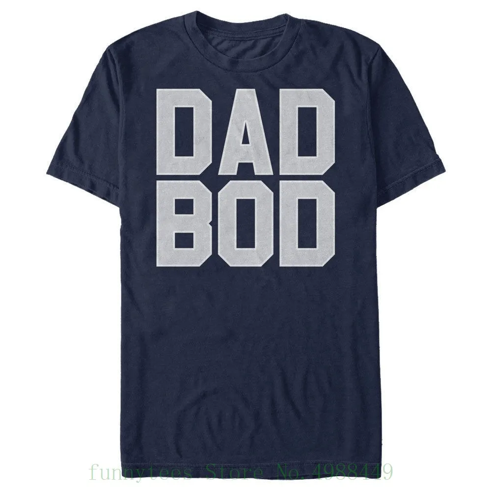 Мужская футболка с принтом Lost Gods Bold Dad Bod хлопковая короткими рукавами одежда