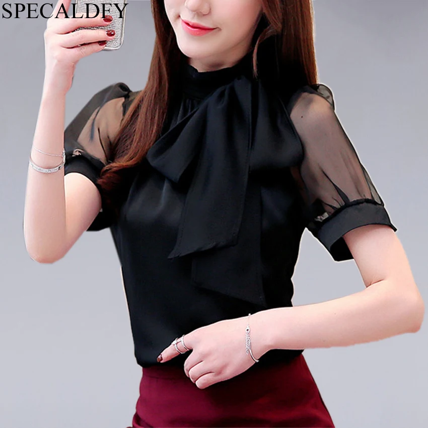 Summer See Through Top Women Sexy Shirt Black White Elegant Blouse Chiffon Womens Tops And Blouses Blusas Mujer De Moda 2019
Summer See Through Top Women Sexy Shirt Black White Elegant Blouse Chiffon Womens Tops And Blouses Blusas Mujer De Moda 2019