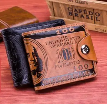 Двойной короткий кошелек Cikou для смены давления на сто юаней | Багаж и сумки