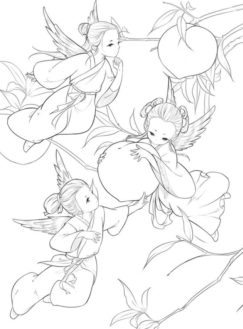 96 Halaman Mewarnai Buku untuk Orang Dewasa Anak Antistress