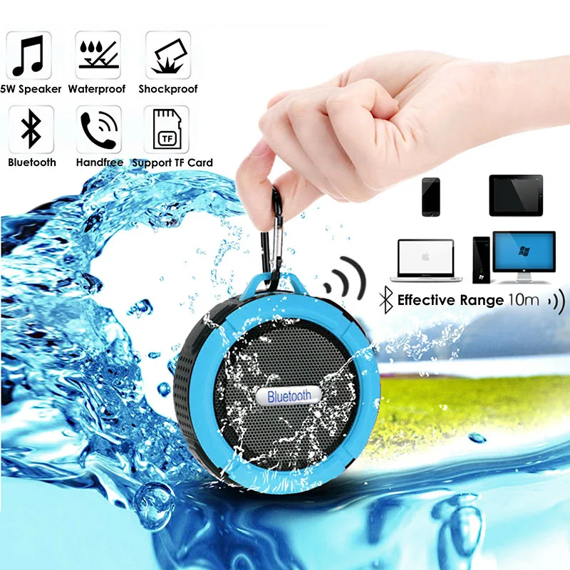 Wireless Bluetooth Speaker upport TF card Music Waterproof Loudspeaker Outdoor Portable Speakers for Phone computer car Bike
Wireless Bluetooth Speaker upport TF card Music Waterproof Loudspeaker Outdoor Portable Speakers for Phone computer car Bike