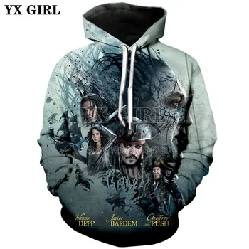 YX GIRL Drop shipping 2018 autumn Fashion Hoodie movies Pirates of the Caribbean Character print 3d Men's Women's Casual hoodies
YX GIRL Drop shipping 2018 autumn Fashion Hoodie movies Pirates of the Caribbean Character print 3d Men's Women's Casual hoodies