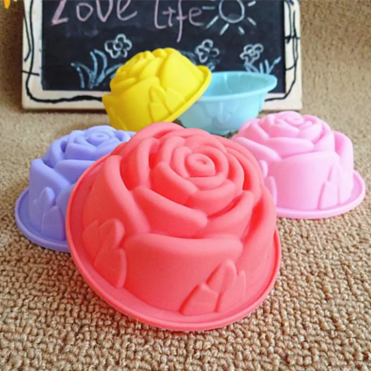 silicone Cake mould 8CM Korea pudding cake muffin Cup rose jelly mould non stick colour random
silicone Cake mould 8CM Korea pudding cake muffin Cup rose jelly mould non stick colour random