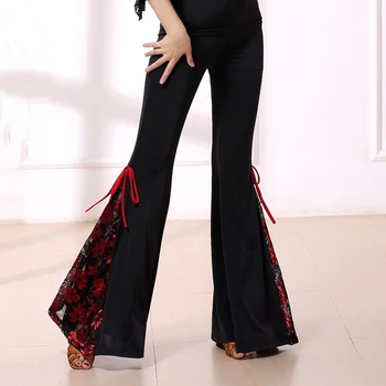 Fashion Modern Lace flower Latin dance costume practice clothes Long trousers for female/women,Ballroom performance wears KE0112
Fashion Modern Lace flower Latin dance costume practice clothes Long trousers for female/women,Ballroom performance wears KE0112