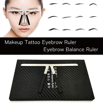 Permanent Makeup Eyebrow Ruler Measure Tool Metal Eyebrow Three-Point Positioning Balance Ruler Shaping Grooming Stencil Tools
Permanent Makeup Eyebrow Ruler Measure Tool Metal Eyebrow Three-Point Positioning Balance Ruler Shaping Grooming Stencil Tools