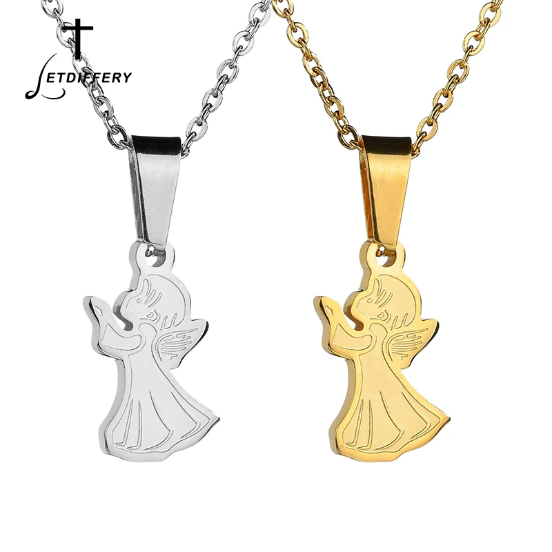 Letdiffery Dedication Angel Women Necklace Catholic Gold Talisman Kolye Parure Bijoux Femme For Female Gift
Letdiffery Dedication Angel Women Necklace Catholic Gold Talisman Kolye Parure Bijoux Femme For Female Gift