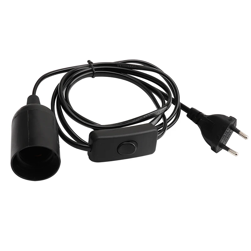 E27 по стандартам ЕС/США Plug держатель лампы конвертер с переключатель
