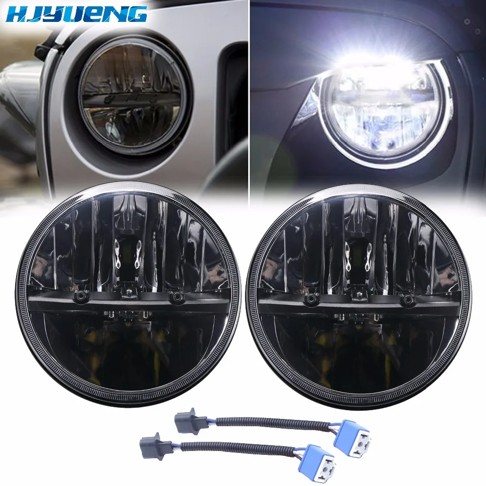 HJYUENG 36w 7 Inch Led Driving Light H4 Hi & Lo Beam Round Drl Led Headlights for Jeep JK TJ Lada Niva 4x4 Hummer Offroad
HJYUENG 36w 7 Inch Led Driving Light H4 Hi & Lo Beam Round Drl Led Headlights for Jeep JK TJ Lada Niva 4x4 Hummer Offroad