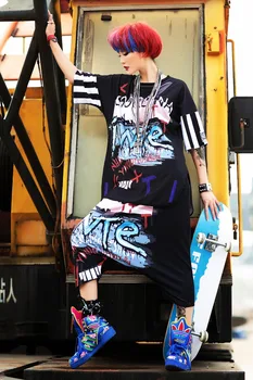 2019 New Fashion 2 Pieces Outfit s Set Women Tracksuit Twin Set Hip Hop Dance Clothes Printed T Shirts Tops And Pant
2019 New Fashion 2 Pieces Outfit s Set Women Tracksuit Twin Set Hip Hop Dance Clothes Printed T Shirts Tops And Pant