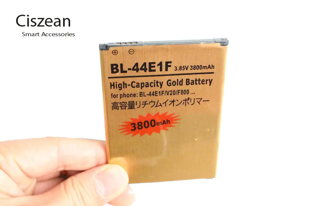 5pcs/lot 3800mAh BL-44E1F Gold Replacement Battery For LG V20 Stylo 3 H990 F800 VS995 US996 LS995 LS997 H990DS H910 H918
5pcs/lot 3800mAh BL-44E1F Gold Replacement Battery For LG V20 Stylo 3 H990 F800 VS995 US996 LS995 LS997 H990DS H910 H918
