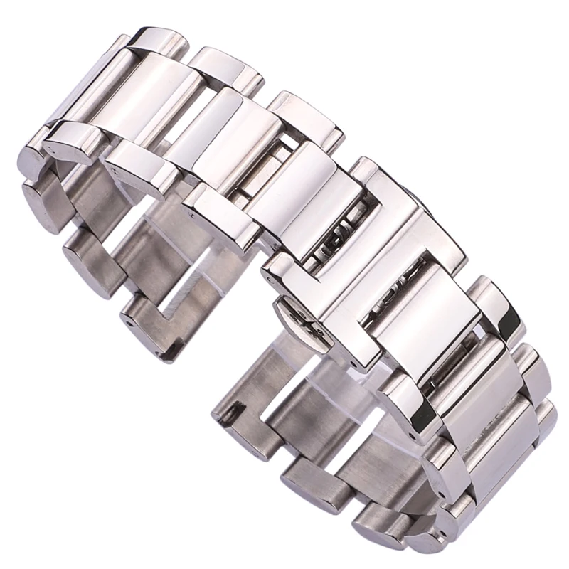 HENGRC Metal Watch Band Bracelet Women Fashion Stainless Steel Polished Watch Strap Men Watchbands Clocks Accessories 20mm 22mm
HENGRC Metal Watch Band Bracelet Women Fashion Stainless Steel Polished Watch Strap Men Watchbands Clocks Accessories 20mm 22mm