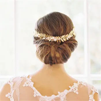 Dower me Handmade Pearl Tiara Gold Leaf Wedding Bridal Headpiece Vintage Headband Hair Accessories
Dower me Handmade Pearl Tiara Gold Leaf Wedding Bridal Headpiece Vintage Headband Hair Accessories