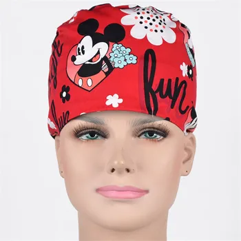 Mouse Surgical Caps Scrub Hat for Women Medical Work Cap Hospital Work Skull 100% Cotton Tieback Adjustable Nurse Surgeon Hats
Mouse Surgical Caps Scrub Hat for Women Medical Work Cap Hospital Work Skull 100% Cotton Tieback Adjustable Nurse Surgeon Hats