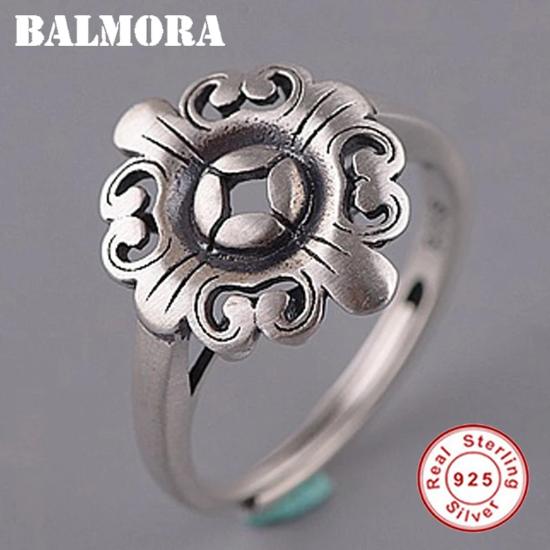 BALMORA 925 Sterling Silver Flower Shape Hollow Open Rings for Women Gift Being Old Style Ring Fashion Jewelry Anillos SY22653
BALMORA 925 Sterling Silver Flower Shape Hollow Open Rings for Women Gift Being Old Style Ring Fashion Jewelry Anillos SY22653