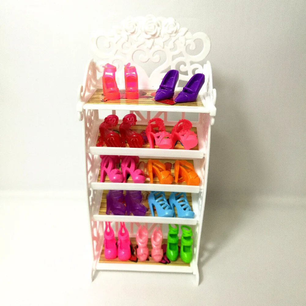 barbie shoe rack
