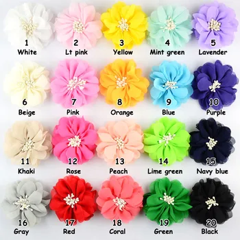 100 pcs/lot , 2.75" Chiffon Beaded Center Flower , Felt Backing Flower Appliques
100 pcs/lot , 2.75" Chiffon Beaded Center Flower , Felt Backing Flower Appliques
