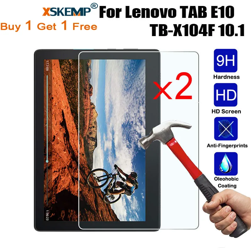XSKEMP 2Pcs/Lot For Lenovo TAB E10 / P10 / M10 10.1 inch Anti-Scratch Ultra Thin Tempered Glass Screen Protector Protective Film
XSKEMP 2Pcs/Lot For Lenovo TAB E10 / P10 / M10 10.1 inch Anti-Scratch Ultra Thin Tempered Glass Screen Protector Protective Film
