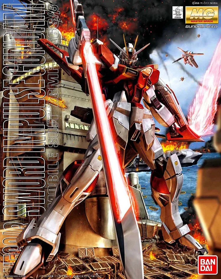 Bandai Gundam 1/100 MG SWORD IMPULSE Mobile Suit Assemble Model Kits Action Figures Plastic Model Toys
Bandai Gundam 1/100 MG SWORD IMPULSE Mobile Suit Assemble Model Kits Action Figures Plastic Model Toys