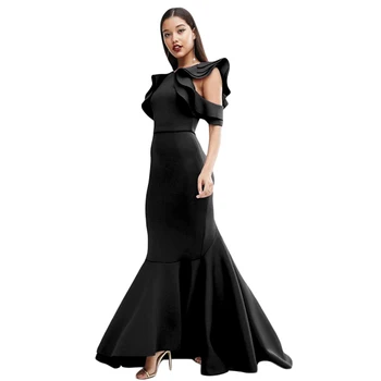 2019 New Celeb Style Scuba Ruffle Extreme Fishtail Maxi Dress Women Gowns Robe Soiree Hollow Out Mermaid Party Dress Vestido 
2019 New Celeb Style Scuba Ruffle Extreme Fishtail Maxi Dress Women Gowns Robe Soiree Hollow Out Mermaid Party Dress Vestido
