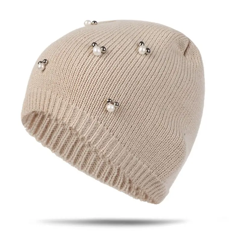 Hot Fashion Woolen Hat Pearl Decoration Thin Wool Warm Lady Winter Autumn Soft Beanie Female Women Girls Bonnet Gifts Head
Hot Fashion Woolen Hat Pearl Decoration Thin Wool Warm Lady Winter Autumn Soft Beanie Female Women Girls Bonnet Gifts Head