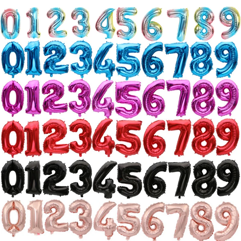 32 Inch Big Aluminum Foil Number Balloon Air Helium Balloons Happy Birthday Party Wedding Decoration Kid Balloons 77
32 Inch Big Aluminum Foil Number Balloon Air Helium Balloons Happy Birthday Party Wedding Decoration Kid Balloons 77