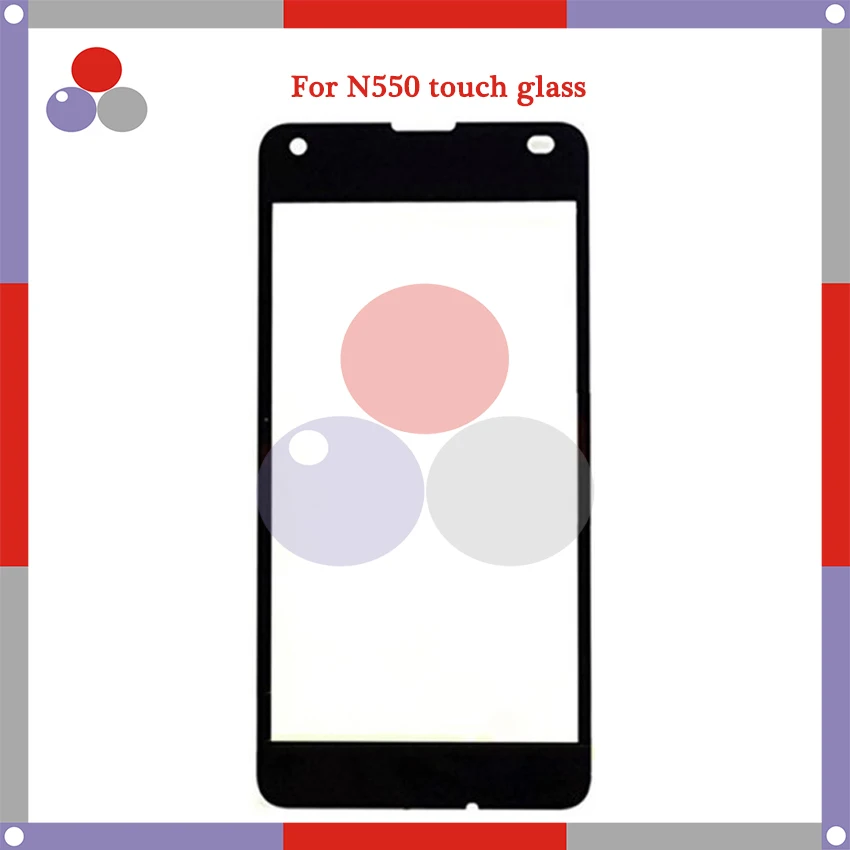 

High Quality For Microsoft Nokia Lumia 550 N550 Panel Glass Front Glass Lens Screen