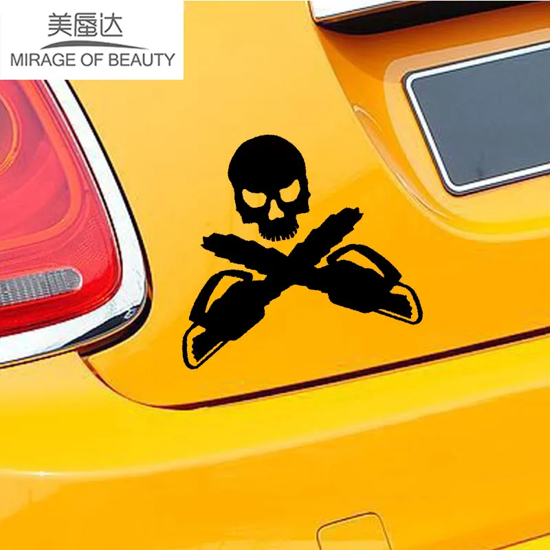 Лидер продаж персонализированная наклейка с изображением логгера Crossbones для