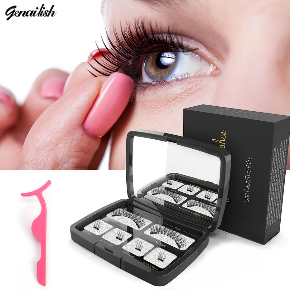 Genailish Handmade Makeup Tool Eye Lashes Magnetic Lashes 6D False Eyelashes Natural Long Magnet Eyelashes Acrylic Box SCT-2
Genailish Handmade Makeup Tool Eye Lashes Magnetic Lashes 6D False Eyelashes Natural Long Magnet Eyelashes Acrylic Box SCT-2