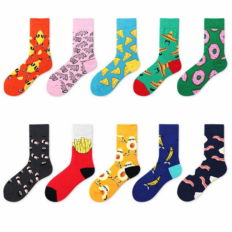 New Colorful Delicious Food Men Socks Happy Socks Pizza Doughnut Dessert Casual Harajuku Skateboard Fashion Calcetines Hombre
New Colorful Delicious Food Men Socks Happy Socks Pizza Doughnut Dessert Casual Harajuku Skateboard Fashion Calcetines Hombre