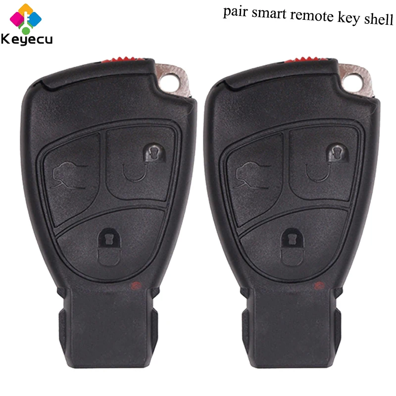 KEYECU Pair Replacement Smart Remote Control Key Shell Housing With 3 Button - FOB for Mercedes-Benz Sprinter C S E Class ML SLK
KEYECU Pair Replacement Smart Remote Control Key Shell Housing With 3 Button - FOB for Mercedes-Benz Sprinter C S E Class ML SLK