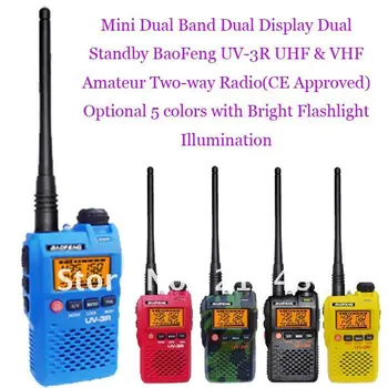 New Arrival Mini Pocket Dual Band Dual Frequency Dual Display Dual Standby UV-3R UHF& VHF Two-way Radio
New Arrival Mini Pocket Dual Band Dual Frequency Dual Display Dual Standby UV-3R UHF& VHF Two-way Radio