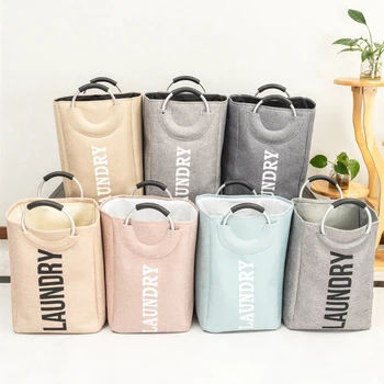 SHUSHI Foldable linen laundry hamper on aluminum handle home large toys sundries Storage basket hotsell Folding laundry handbag
SHUSHI Foldable linen laundry hamper on aluminum handle home large toys sundries Storage basket hotsell Folding laundry handbag