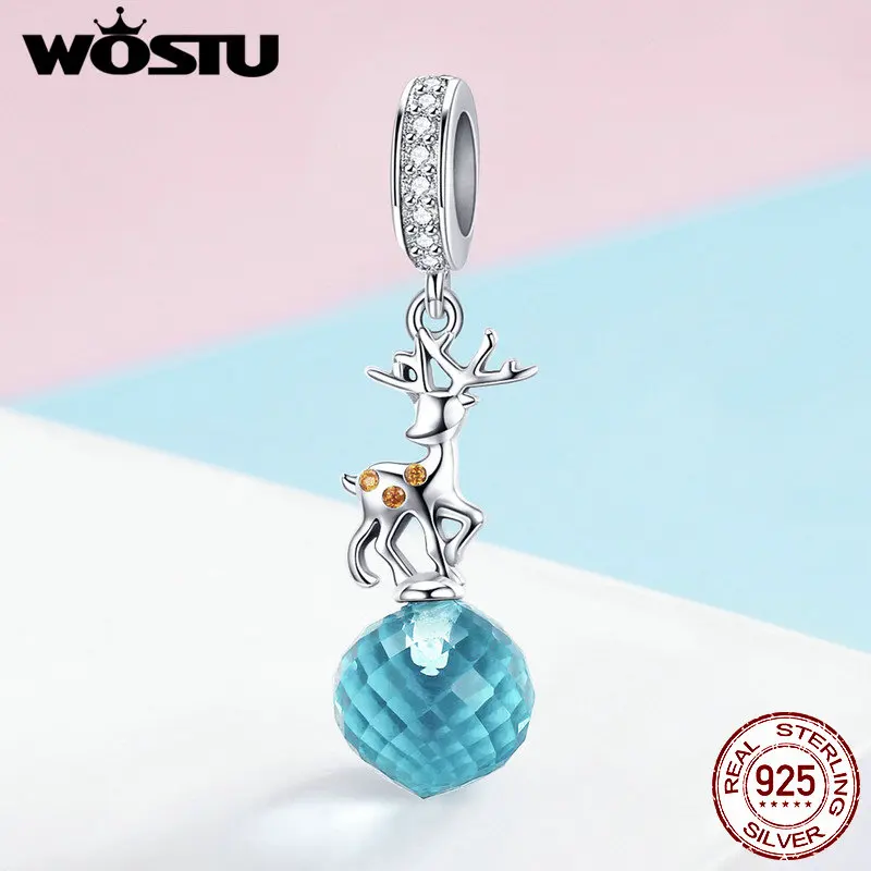 WOSTU Hot Sale 925 Sterling Silver Star Blue Sky Charm Fit Bracelet & Necklace Pendant Delicate Cultured Jewelry Gift FIC1010
WOSTU Hot Sale 925 Sterling Silver Star Blue Sky Charm Fit Bracelet & Necklace Pendant Delicate Cultured Jewelry Gift FIC1010