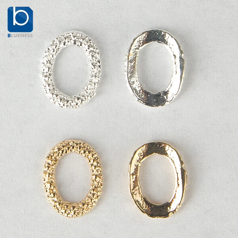Blueness Nail Art Gold Decoration for Nails Design Silver Oval Nail Art 3D 10pcs/lot Nail tools PJ031-PJ032
Blueness Nail Art Gold Decoration for Nails Design Silver Oval Nail Art 3D 10pcs/lot Nail tools PJ031-PJ032
