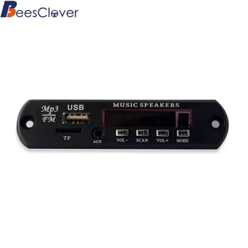 BEESCLOVER Car Stereo DC12V MP3 Decoder Board SD Audio Module USB TF AUX FM Radio Remote with Digital Display r18
BEESCLOVER Car Stereo DC12V MP3 Decoder Board SD Audio Module USB TF AUX FM Radio Remote with Digital Display r18