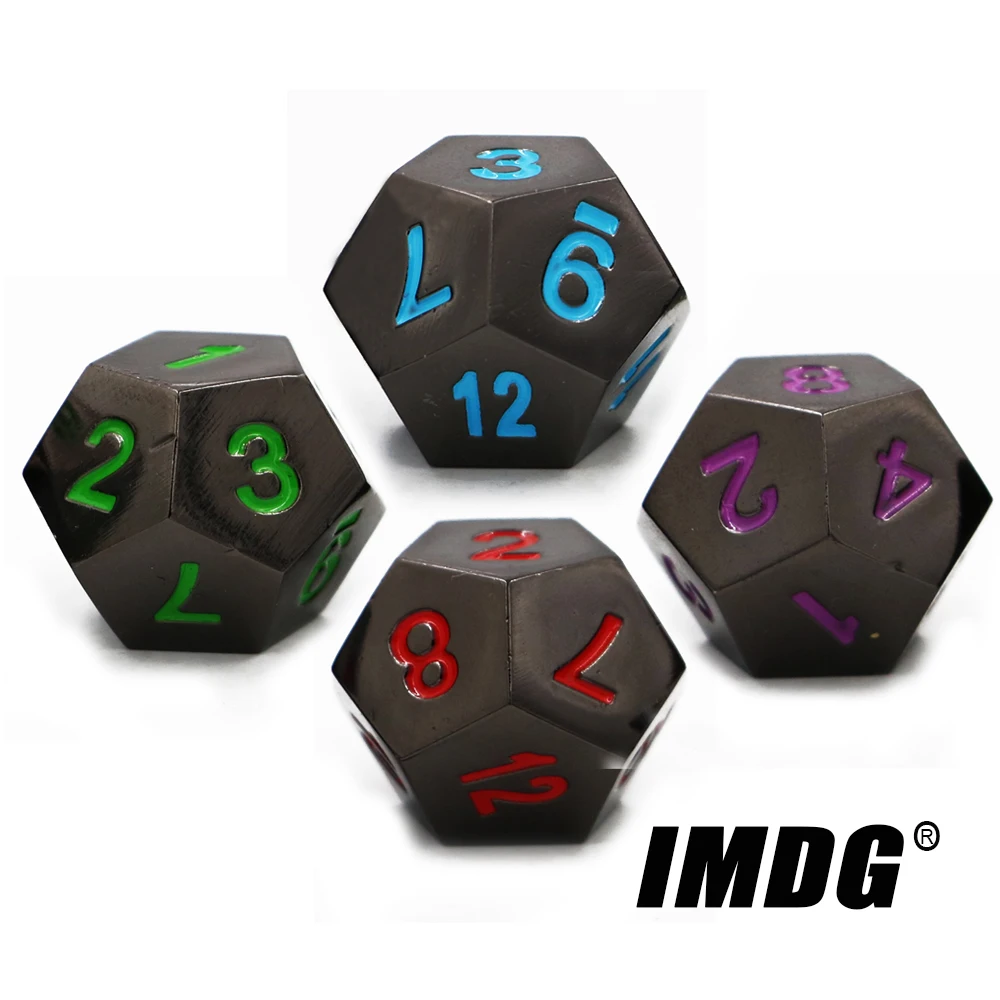 1pcs D12 Dungeons & Dragons RPG Dice 12-sides D&D Metal Dice DND Black Color Digital Game Dice
1pcs D12 Dungeons & Dragons RPG Dice 12-sides D&D Metal Dice DND Black Color Digital Game Dice