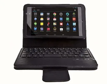 Premium 2 in 1 Folding PU Leather Case Cover + Detachable Wireless Bluetooth Keyboard and Kick Stand for Google Nexus 7 II
Premium 2 in 1 Folding PU Leather Case Cover + Detachable Wireless Bluetooth Keyboard and Kick Stand for Google Nexus 7 II