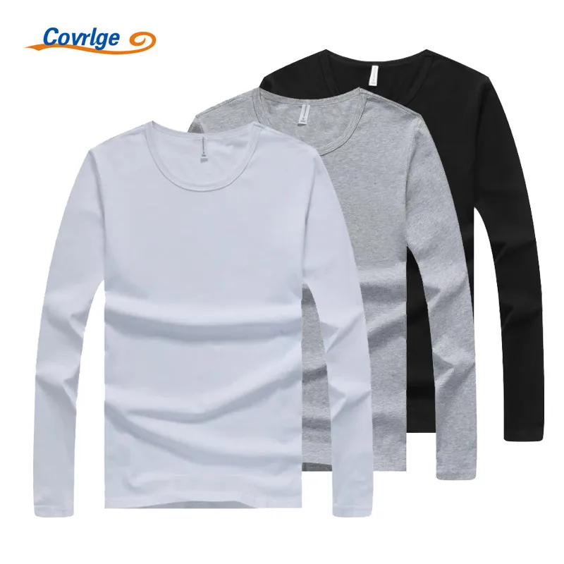 Covrlge 3 Pieces/lot Men T-shirt Long Sleeves Undershirt Male Solid Cotton Mens Tee Spring Brand Clothing Tee Shirt Homme MTL073
Covrlge 3 Pieces/lot Men T-shirt Long Sleeves Undershirt Male Solid Cotton Mens Tee Spring Brand Clothing Tee Shirt Homme MTL073