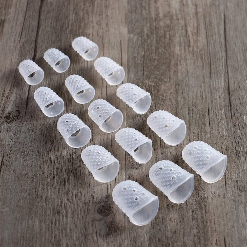 15pcs Guitar Fingertip Protectors Silicone Finger Guards for Ukulele Electric Guitar 5 Sizes (Transparent Color)
15pcs Guitar Fingertip Protectors Silicone Finger Guards for Ukulele Electric Guitar 5 Sizes (Transparent Color)