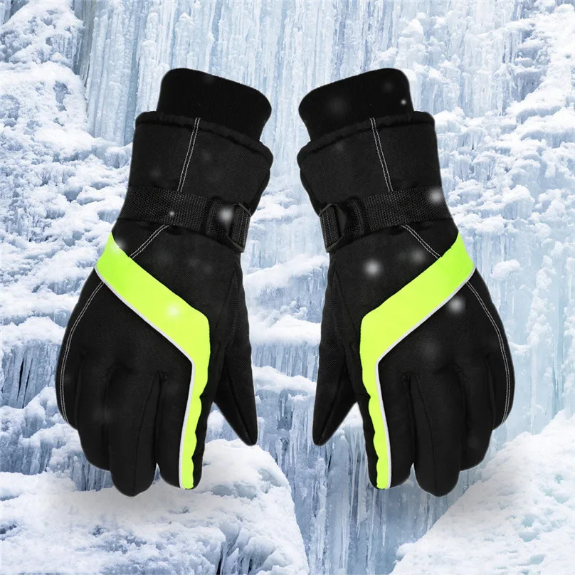 New Women Men Ski Gloves Winter Waterproof Anti-Cold Warm Gloves Outdoor Sport Snow Sportswear Camping Skiing Gloves #3j15 (10)