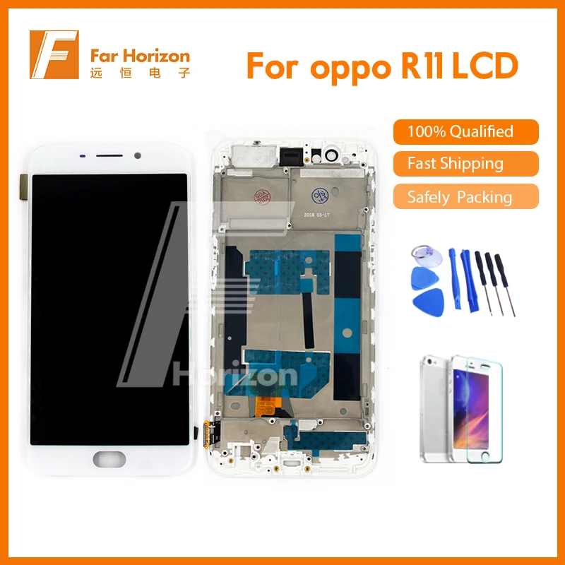 Retail For OPPO R11 or R11s 100% Tested LCD Display Touch Screen Black White With Repair Tools Free Shipping
Retail For OPPO R11 or R11s 100% Tested LCD Display Touch Screen Black White With Repair Tools Free Shipping