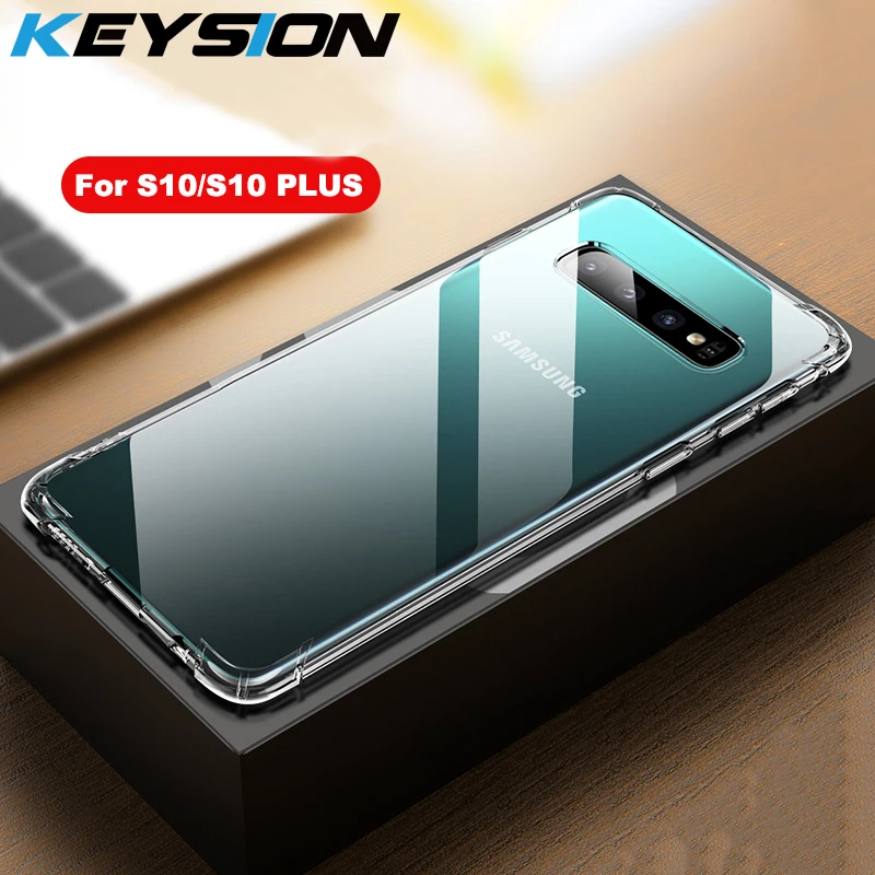 KEYSION Phone Case for Samsung Galaxy S10 Plus S10e Transparent soft TPU silicone Airbag drop-proofback Cover for S10+ Lite S9
KEYSION Phone Case for Samsung Galaxy S10 Plus S10e Transparent soft TPU silicone Airbag drop-proofback Cover for S10+ Lite S9