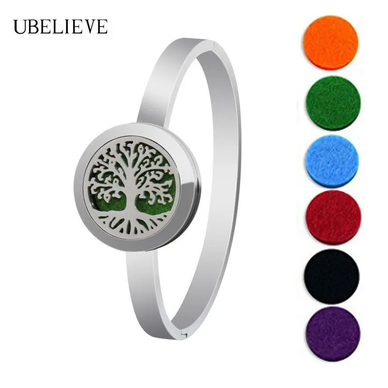 Fashion Tree Pattern 25MM Magnet Essential oil Diffuser Bangle Bracelet Stainless Steel Round Aroma Perfume Locket Bangle
Fashion Tree Pattern 25MM Magnet Essential oil Diffuser Bangle Bracelet Stainless Steel Round Aroma Perfume Locket Bangle