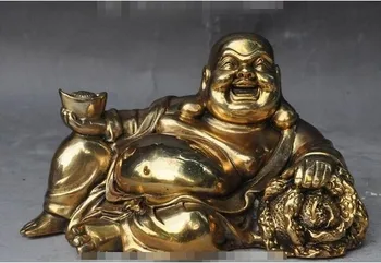 YM 307 8" china buddhism Joss brass yuanbao Cabbage wealth Maitreya Buddha Lucky statue
YM 307 8" china buddhism Joss brass yuanbao Cabbage wealth Maitreya Buddha Lucky statue