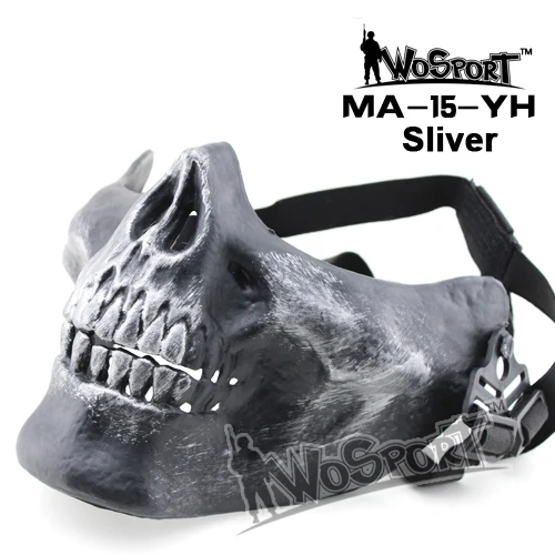 WoSporT V3 Skull Skeleton Half Face Protect Face guard Motorcycle & Hunting& Skateboard Face guard
WoSporT V3 Skull Skeleton Half Face Protect Face guard Motorcycle & Hunting& Skateboard Face guard