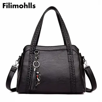 Crossbody Bags for Women 2019 Fashion Women Genuine Leather Handbags Totes Bags Soft Sheepskin Tassel Women Shoulder Bag F-342
Crossbody Bags for Women 2019 Fashion Women Genuine Leather Handbags Totes Bags Soft Sheepskin Tassel Women Shoulder Bag F-342