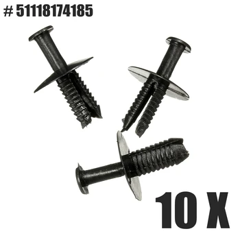 Brand New For BMW 528i X5 10 x Black Nylon Fastener Bumper Rivet Retainer Trim Clips 51118174185 1997-2011
Brand New For BMW 528i X5 10 x Black Nylon Fastener Bumper Rivet Retainer Trim Clips 51118174185 1997-2011
